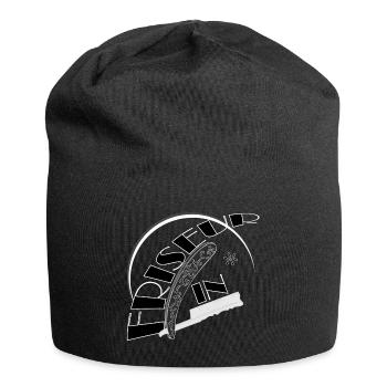 Hairdresser Razor Salon black white - Jersey Beanie - black - Front