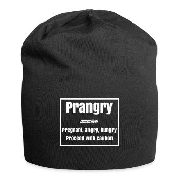Pregnancy Pregnant Statement Mom Baby Bump - Jersey Beanie - black - Front