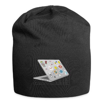 Data Entry Clerk Sheets For The Win Art - Jersey Beanie - black - Front