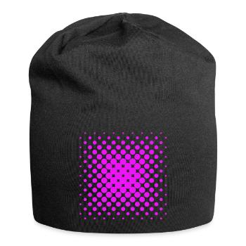 Pink Quadrat - Jersey-Beanie - Schwarz - Vorne