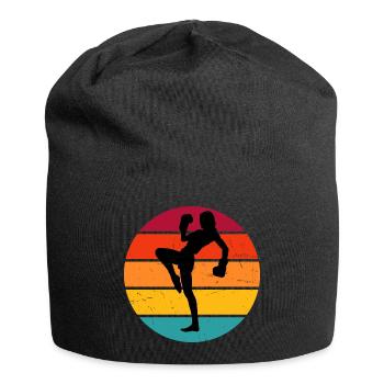 Kickboxing Hommes Kickboxing Boxe Kickboxing Kickboxing - Bonnet en jersey - noir - Devant