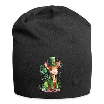 St Paddy's St Patricksday St Patrick Day - Jersey Beanie - black - Front