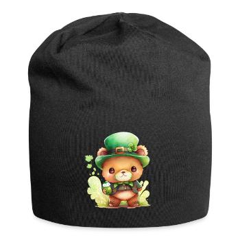 St Paddy's St Patricksday St Patrick Day - Jersey Beanie - black - Front