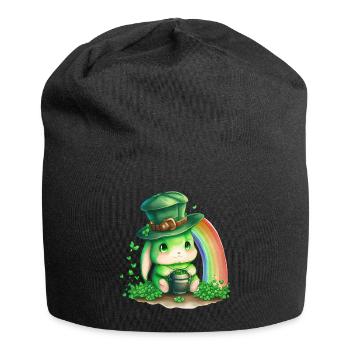 St Paddy's St Patricksday St Patrick Day - Jersey Beanie - black - Front