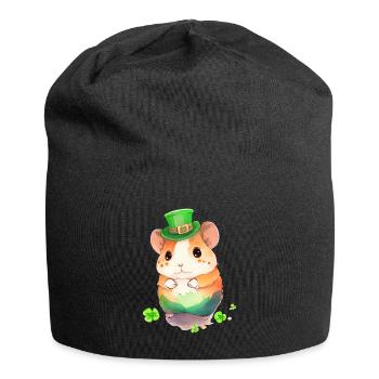 St Paddy's St Patricksday St Patrick Day - Jersey Beanie - black - Front