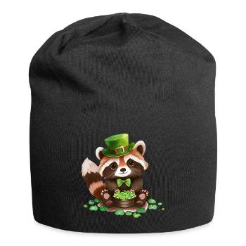 St Paddy's St Patricksday St Patrick Day - Jersey Beanie - black - Front