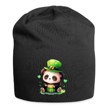 St Paddy's St Patricksday St Patrick Day - Jersey Beanie - black - Front