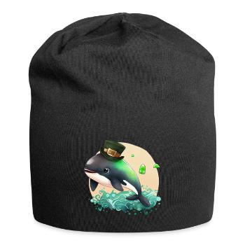 St Paddy's St Patricksday St Patrick Day - Jersey Beanie - black - Front