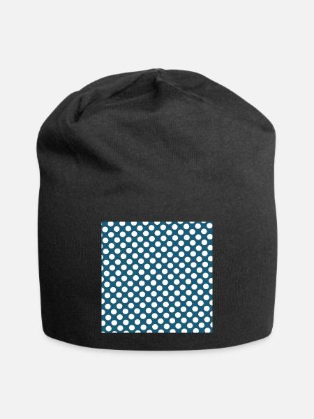 Blauer Hintergrund Textur Vorlage personalisieren - Jersey-Beanie - Schwarz