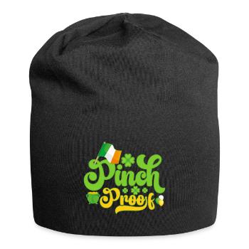 St Paddy's St Patricksday St Patrick Day - Jersey Beanie - black - Front