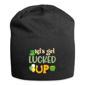 St Paddy's St Patricksday St Patrick Day - Jersey Beanie - black - Front