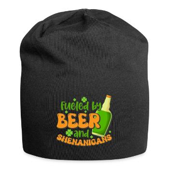 St Paddy's St Patricksday St Patrick Day - Jersey Beanie - black - Front