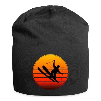 Freestyle Ski Herren Slopestyle Damen Ski Jumping - Jersey-Beanie - Schwarz - Vorne