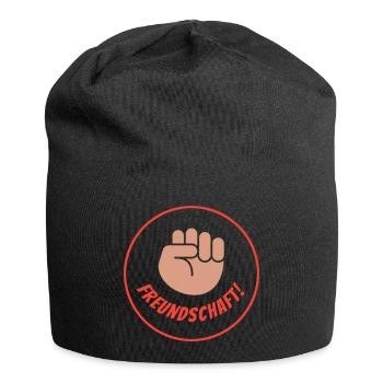 Freundschaft Kreis Neu - Jersey-Beanie - Schwarz - Vorne
