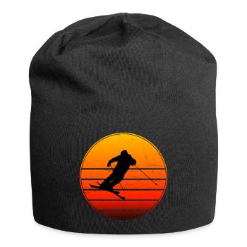 Slopestyle Herren Ski Jumping Freestyle Ski - Jersey-Beanie - Schwarz - Vorne