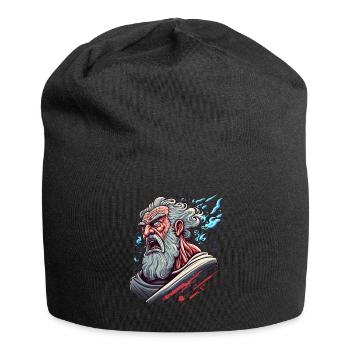 Starker Moses Prophet, der das Meer teilt Yam Suph - Jersey-Beanie - Schwarz - Vorne