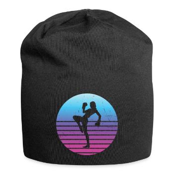 Kickboxing Kickboxing Kickboxer Hommes Boxe - Bonnet en jersey - noir - Devant