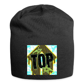 HAUT - Image - 2023 - Bonnet en jersey - noir - Devant
