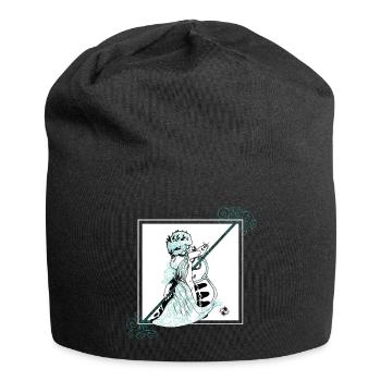 Wachsen - Jersey-Beanie - Schwarz - Vorne