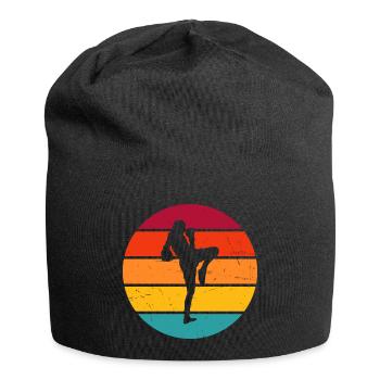 Thai Boxing Thai Boxing Women Muay Thai Thai Boxing - Jersey Beanie - black - Front