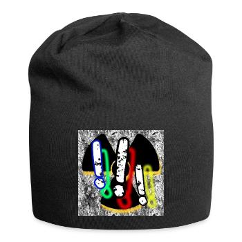 Trois points d’exclamation (3 !!!) - Image - 2023 - Bonnet en jersey - noir - Devant