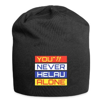 You Never Helau Alone - Jersey-Beanie - Schwarz - Vorne