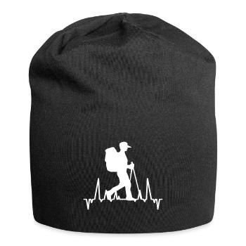 Randonnée Randonnée Randonnée Déclaration Itinéraires de randonnée Nature - Bonnet en jersey - noir - Devant