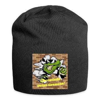 Alligator no Wall no Limit Overcome your limits - Jersey Beanie - black - Front