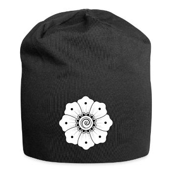 Symbol Geschenk Ornament Ethnic Spirit Art Orient - Jersey-Beanie - Schwarz - Vorne