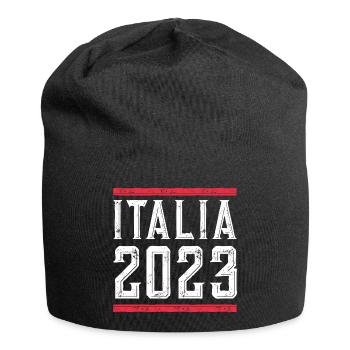 Italia 2023 - Jersey-Beanie - Schwarz - Vorne