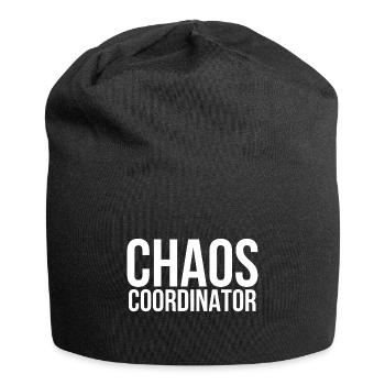 Coordinateur du chaos - Bonnet en jersey - noir - Devant