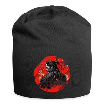Samurai Japan Kultur - Jersey-Beanie - Schwarz - Vorne