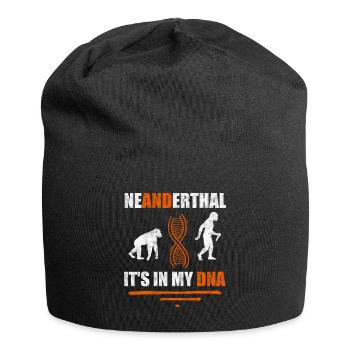 Neanderthal It's in my DNA anthropologist - Jersey Beanie - black - Front