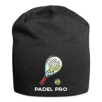 Padelspiel Schmetterball Padel Statement Schläger - Jersey-Beanie - Schwarz - Vorne