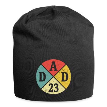 Dad Dad Dad 2023 Gift New Dad 23 - Jersey Beanie - black - Front