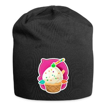 Glaces, glaces - Bonnet en jersey - noir - Devant