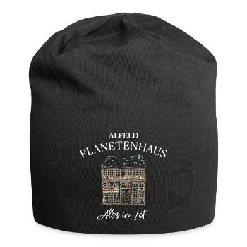 Alfeld Leine, Planetenhaus, Alles im Lot - Jersey-Beanie - Schwarz - Vorne
