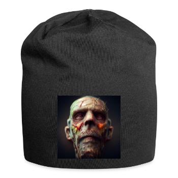 Vieux zombie - Bonnet en jersey - noir - Devant