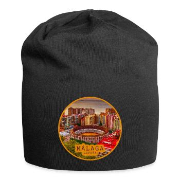Panorama des arènes de Malaga - Bonnet en jersey - noir - Devant