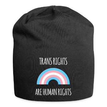 Mois de la fierté - Trans Rights Art Human Rights - Bonnet en jersey - noir - Devant