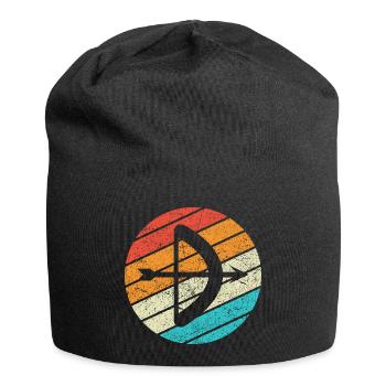 Cadeau de tir à l’arc Dire tir à l’arc - Bonnet en jersey - noir - Devant
