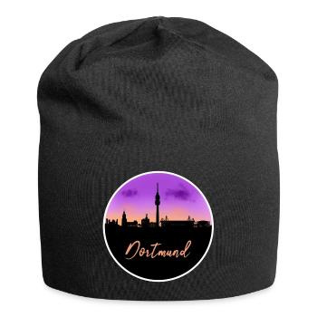 Dortmund Fine Skyline - Bonnet en jersey - noir - Devant