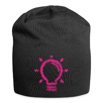 IDEA - inspiration - Bonnet en jersey - noir - Devant