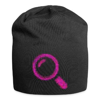 Zoom avant T-shirt - Bonnet en jersey - noir - Devant