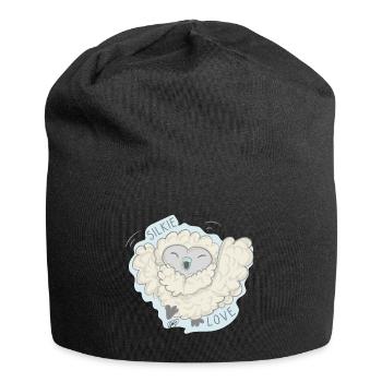 Lioba Seidenhuhn, Hurra - Jersey-Beanie - Schwarz - Vorne