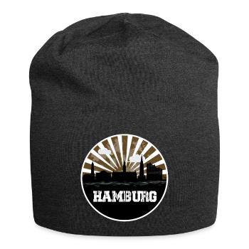 Hamburg Skyline Home Game - Jersey Beanie - charcoal grey - Front