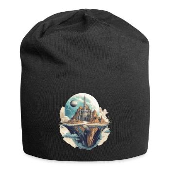 Futuristic life on planets - Jersey Beanie - black - Front