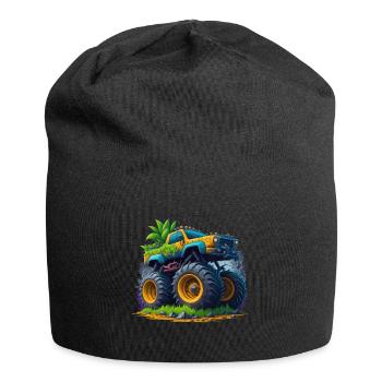 Monster truck - Bonnet en jersey - noir - Devant