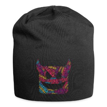 LGBTQIA+ T-shirt Diable Nuage de mots Gay Pride LGBT - Bonnet en jersey - noir - Devant