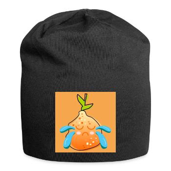TRAURIGKEIT - TRAURIGE ORANGE - SOMMER FRÜCHTE - Jersey-Beanie - Schwarz - Vorne